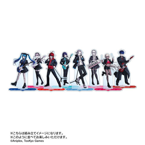『HUNDRED LINE -最終防衛学園-』描き下ろし 面影歪 ロックバンドver. BIGアクリルスタンド